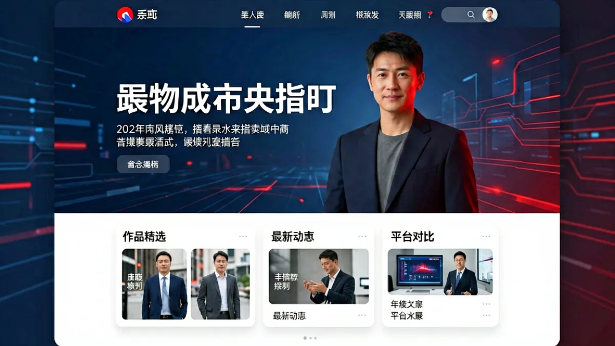 麻豆传媒门户首页横幅，展示品牌标志与多个内容栏目入口的全景概览画面